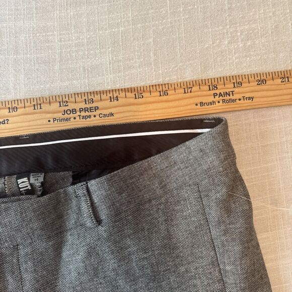 Kut From The Kloth Thick Heavy Knit Stretchy Tweed Look Ankle Pants Womens Sz 14 - Picture 5 of 14